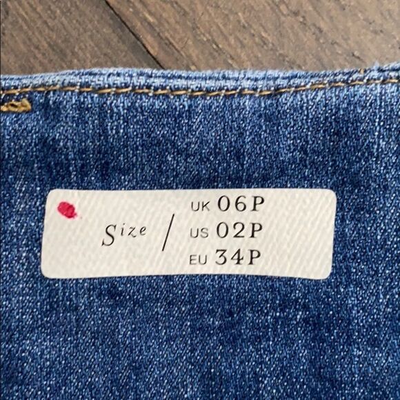 Pilcro high Rise Pleated Wide Leg Denim Crops - Picture 7 of 8